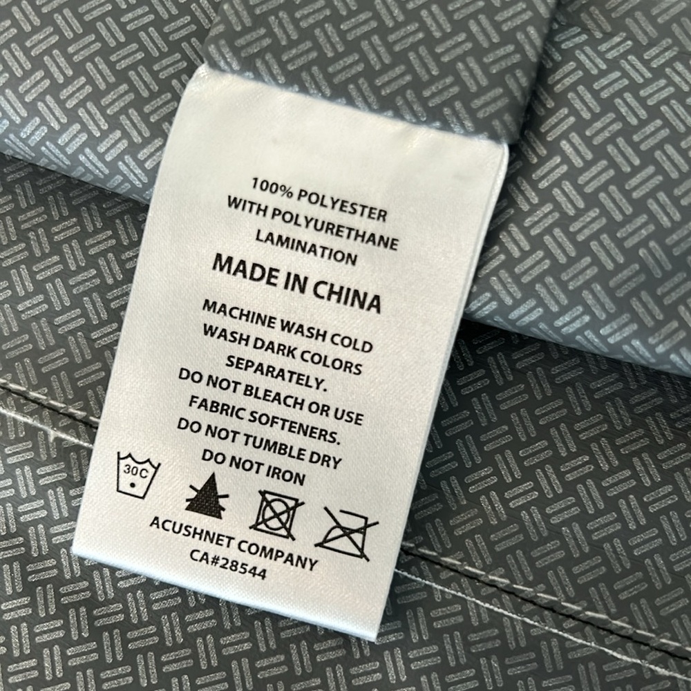 Footjoy Gray and Black Zip-Up Jacket - Picture 5 of 9